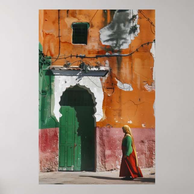 Alley Rabat Marokko Poster (Vorne)