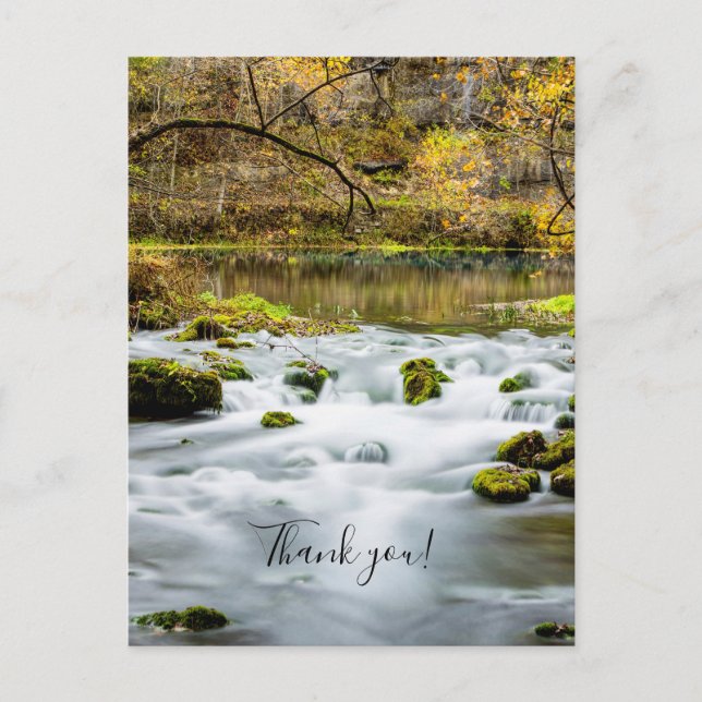 Alley Springs Rapids Danke, Postcard Postkarte (Vorderseite)