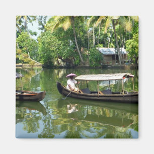 Alleypey Stauwasser, Indien Magnet