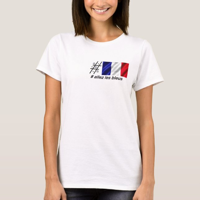 allez les Blau T-Shirt (Vorderseite)
