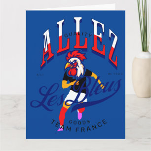 Allez les bleu karte