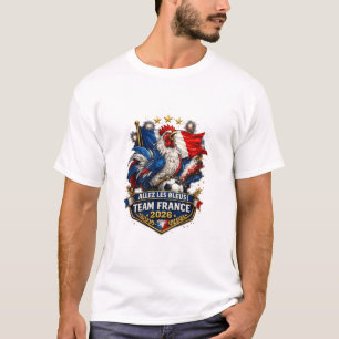 Allez Les Bleus Team Frankreich 2026 Fußball-Manns T-Shirt