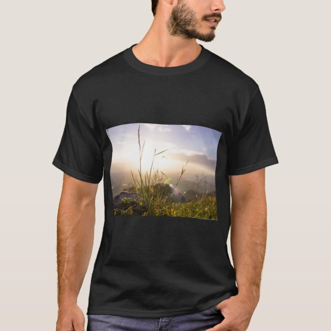 Allgäu Alpen Landschaftliche Berge T-Shirt (Vorderseite)