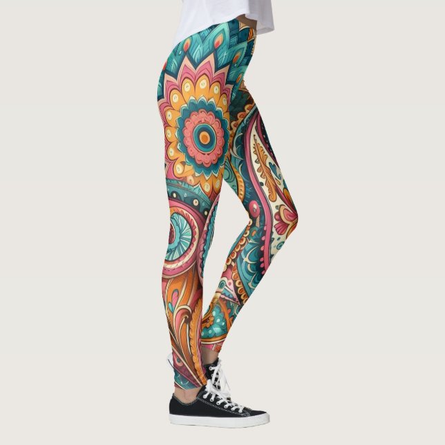 Allgedruckte Leggings (Rechts)