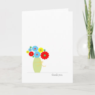 Allgemein danke zu kardieren, bunte Blumen in