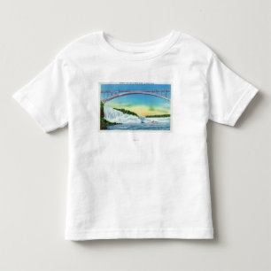 Allgemeine Ansicht der Fälle und des Regenbogens Kleinkind T-shirt