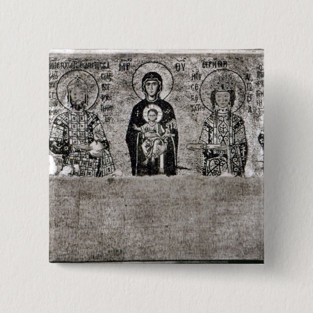 Allgemeine Ansicht der John-Platte Button (Vorderseite)