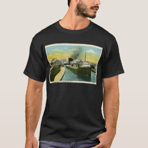 Allgemeine Ansicht der Soo-Schleusen von unten, So T-Shirt