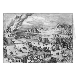 Allgemeine Ansicht des Kampfes von Muhlberg