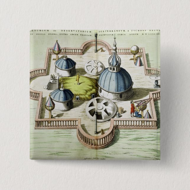 Allgemeine Ansicht des Observatoriums Button (Vorderseite)