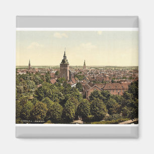 Allgemeine Ansicht, Luneburg, Hannover, Deutschlan Magnet