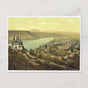 Allgemeine Ansicht, Remagen, der Rhein, Deutschlan Postkarte
