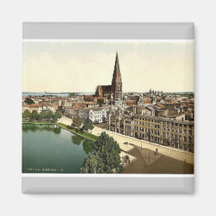 Allgemeine Ansicht, Schwerin, Mecklenburg-Schwerin Magnet