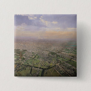 Allgemeine Ansicht von Paris von einem Button