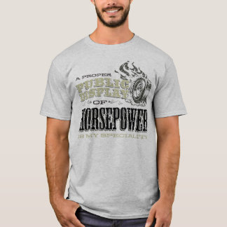 Allgemeine Anzeige von Pferdestärken T-Shirt