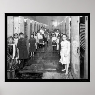 Allgemeine Badeanstalt in NYC 1910 Poster