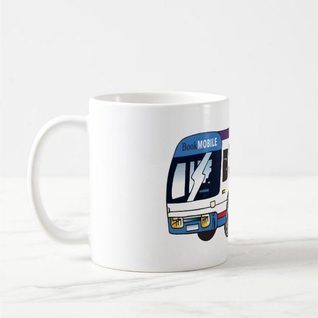 Allgemeine Bibliothekbookmobile-Tasse Bridgeports Tasse (Links)