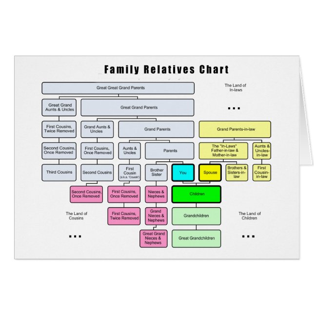 Allgemeine Familienstruktur Organisation von Verwa (Vorderseite (Horizontal))