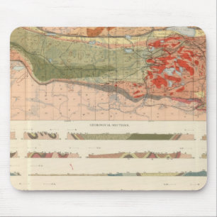 Allgemeine geologische Karte des Bezirks Marquette Mousepad