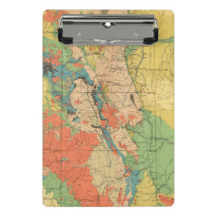 Allgemeine geologische Karte von Colorado Mini Klemmbrett
