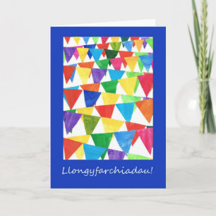 Allgemeine Glückwunsch-Karte: Waliser-Gruß Karte