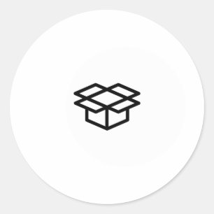 Allgemeine Ikonen-Aufkleber Runder Aufkleber