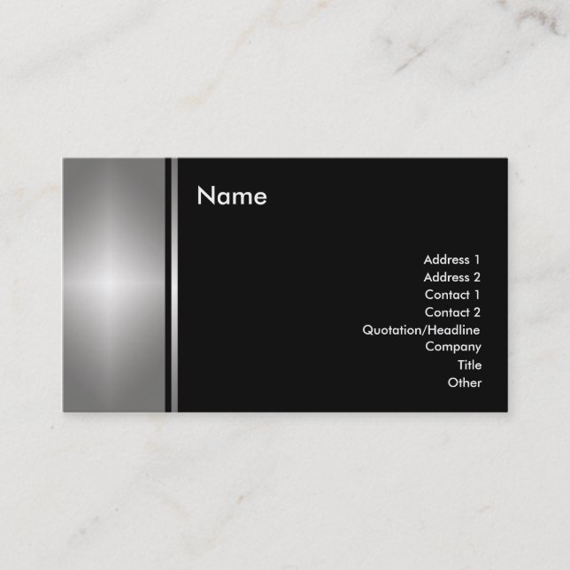 Allgemeine Karte (Vorderseite)