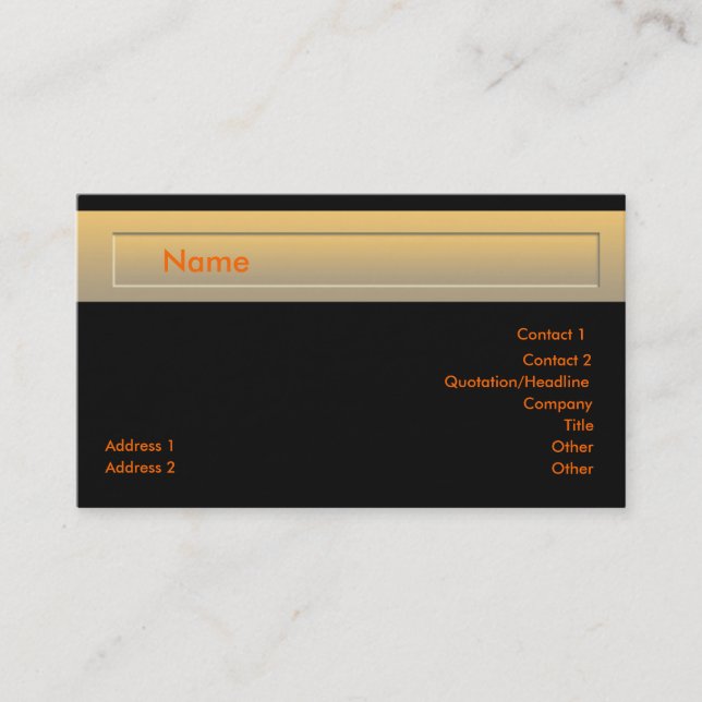 Allgemeine Karte (Vorderseite)