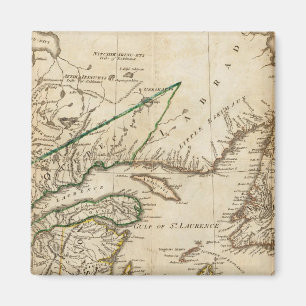 Allgemeine Karte der nördlichen britischen Koloni Magnet