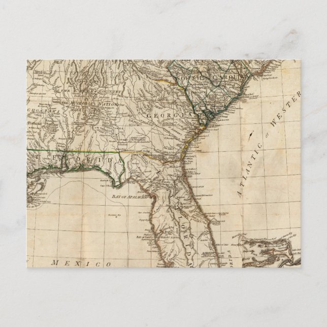 Allgemeine Karte der südlichen britischen Kolonien (Vorderseite)