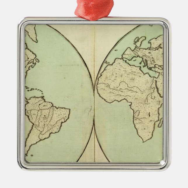 Allgemeine Karte Silbernes Ornament (Vorne)