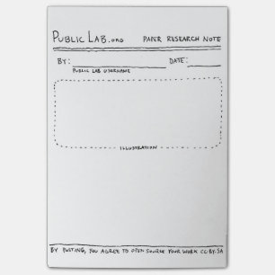 Allgemeine Labrador-Papier-Forschungs-Anmerkungen Post-it Klebezettel