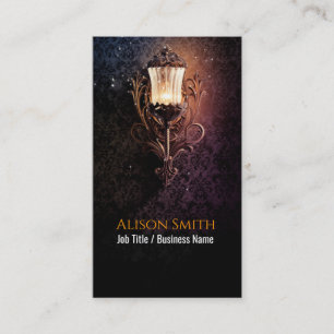 Allgemeine Lampe mit Glühbirne Visitenkarte