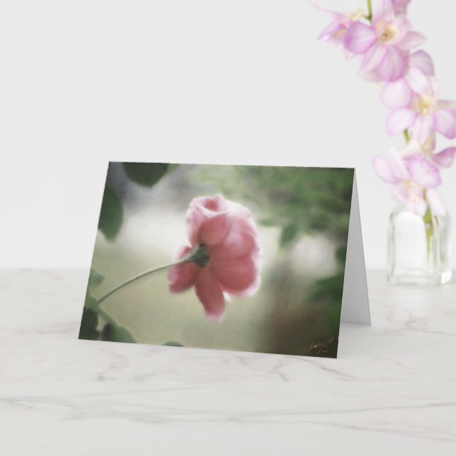 Allgemeine Notizkarte oder Grußkarte Karte (Orchidee)