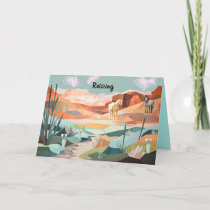 Allgemeine Rentenkarte mit Landschaftlichem Wester Dankeskarte