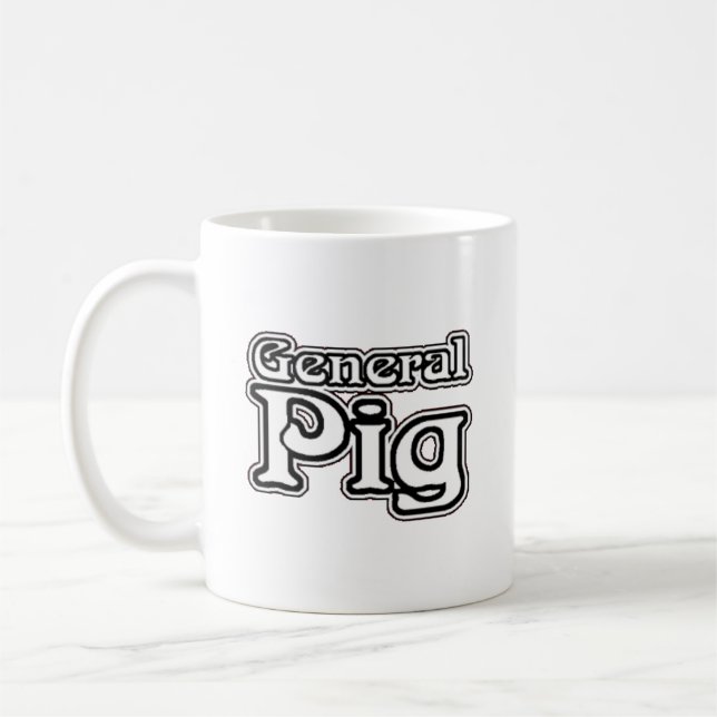 Allgemeine Schweinezucht-Tasse Kaffeetasse (Links)