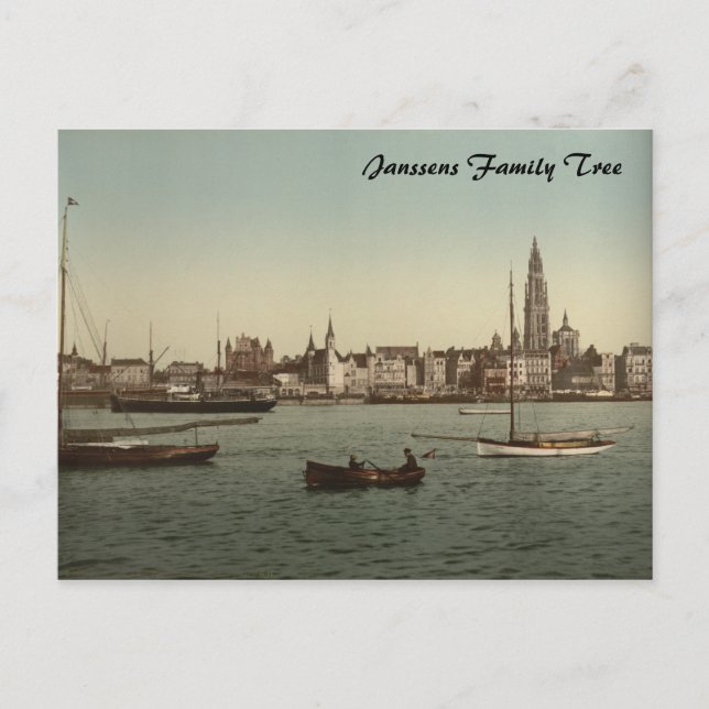Allgemeine Sicht auf Antwerpen II, Belgien Postkarte (Vorderseite)