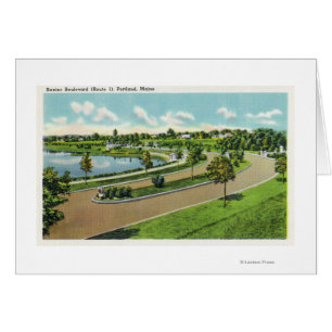 Allgemeine Sicht auf Baxter Blvd, Route Nr. 1