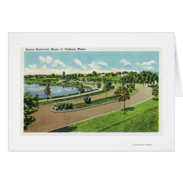 Allgemeine Sicht auf Baxter Blvd, Route Nr. 1 (Vorderseite (Horizontal))