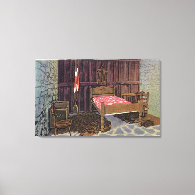 Allgemeine Sicht auf das Fort Leinwanddruck (Vorderseite)