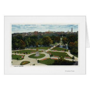 Allgemeine Sicht auf den öffentlichen Garten