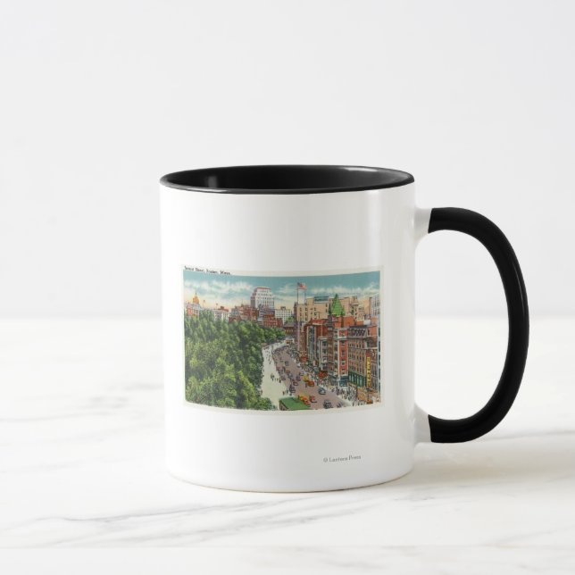 Allgemeine Sicht auf die Tremont Street Tasse (Rechts)