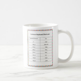 Allgemeine Tastatur-Abkürzungs-Tasse Tasse