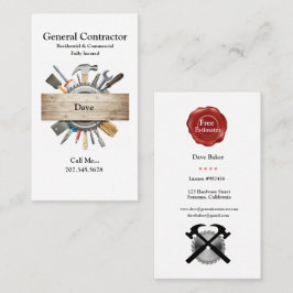 Allgemeine Visitenkarten des AN Visitenkarte