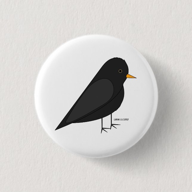 Allgemeiner Amselknopf Button (Vorderseite)