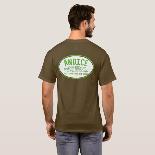 Allgemeiner Andice-Laden T-Shirt (Schwarz voll)