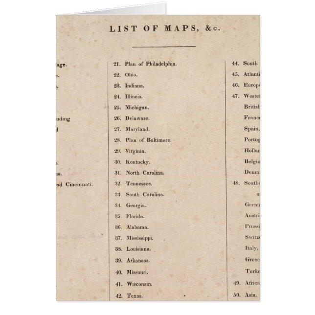 Allgemeiner Atlas der Welt (Vorne)