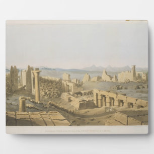 Allgemeiner Blick auf die Ruinen des Großen Tempel Fotoplatte