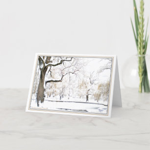 Allgemeiner Garten Bostons: Einfache Vergnügen von Feiertagskarte