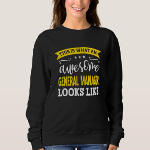 Allgemeiner Geschäftsführer-Titel Mitarbeiter Arbe Sweatshirt